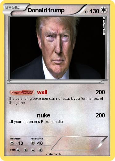 Pokemon Donald trump