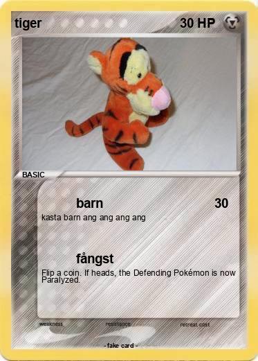 Pokemon tiger