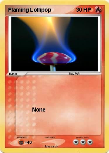 Pokemon Flaming Lollipop