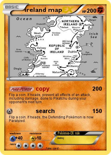 Pokemon ireland map