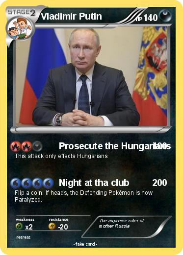 Pokemon Vladimir Putin