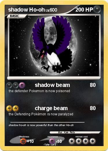 Pokemon shadow Ho-oh