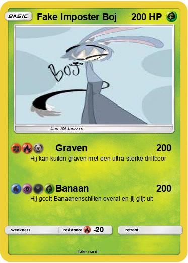 Pokemon Fake Imposter Boj