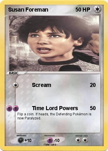 Pokemon Susan Foreman