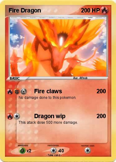Pokemon Fire Dragon