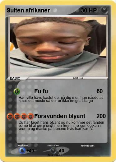 Pokemon Sulten afrikaner