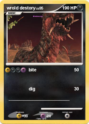 Pokemon wrold destory