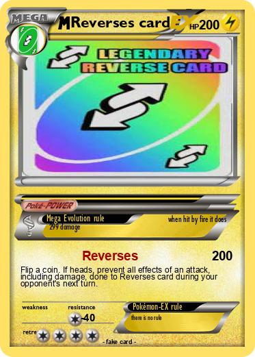 Pokemon Reverses card