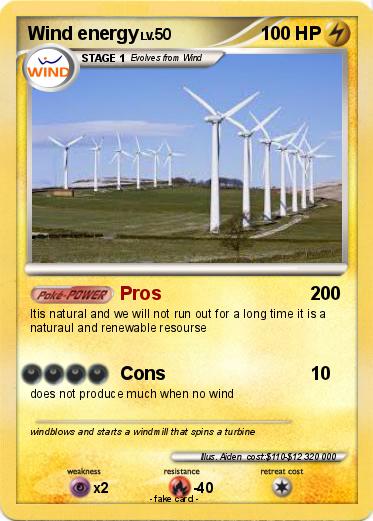 Pokemon Wind energy
