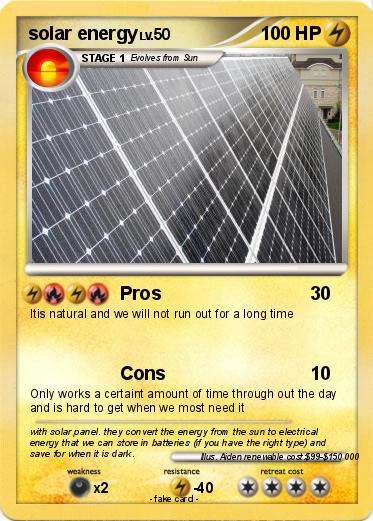 Pokemon Solar energy