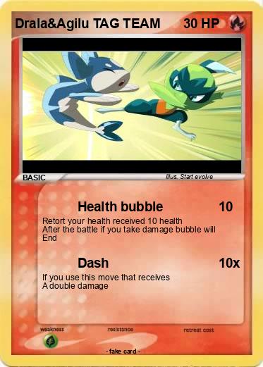 Pokemon Drala&Agilu TAG TEAM
