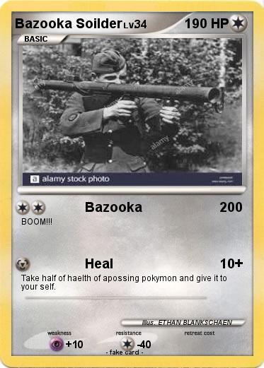 Pokemon Bazooka Soilder
