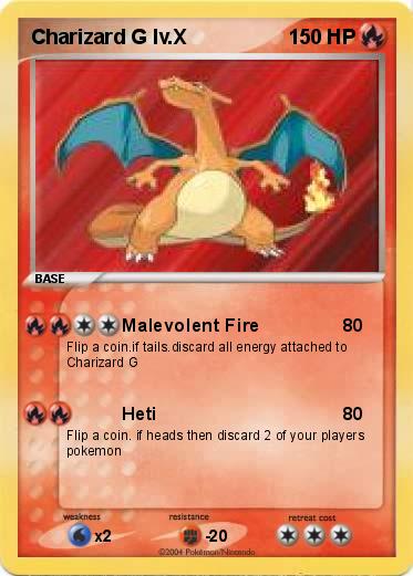 Pokemon Charizard G lv.X