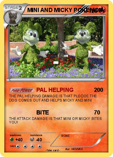 Pokemon MINI AND MICKY POKEMON