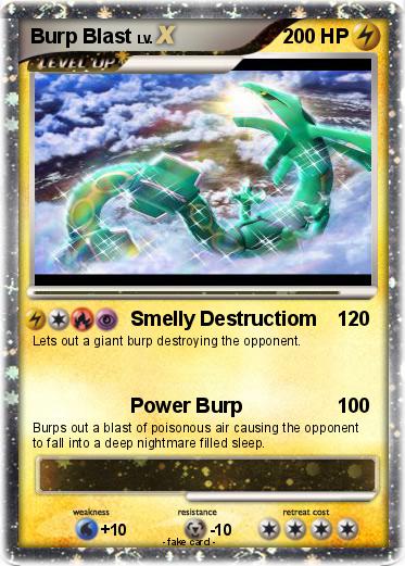 Pokemon Burp Blast