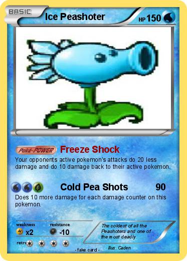 Pokemon Ice Peashoter