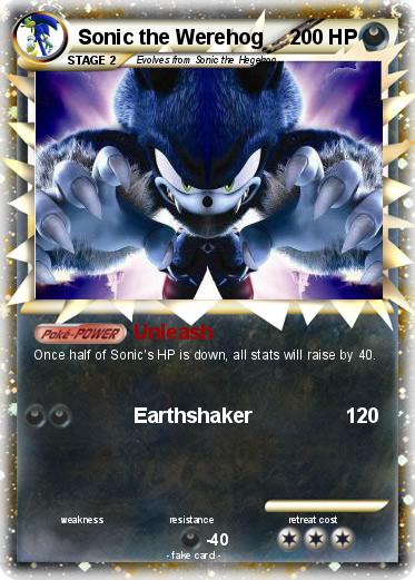 Pokemon Sonic the Werehog