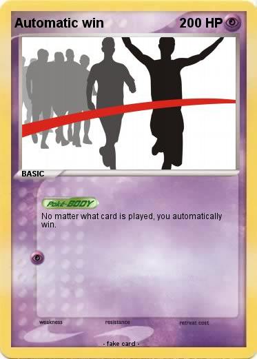 Pokemon Automatic win