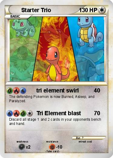 Pokemon Starter Trio