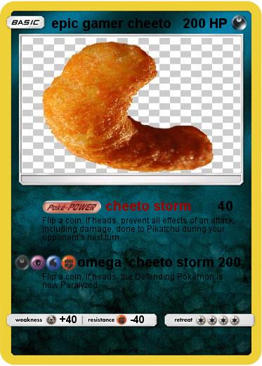 Pokemon epic gamer cheeto