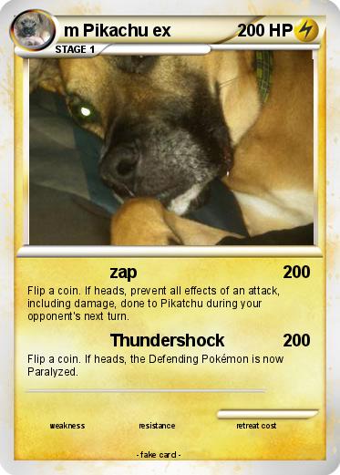 Pokemon m Pikachu ex