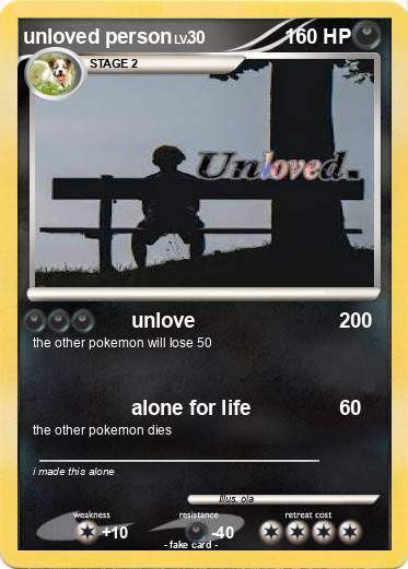 Pokemon unloved person