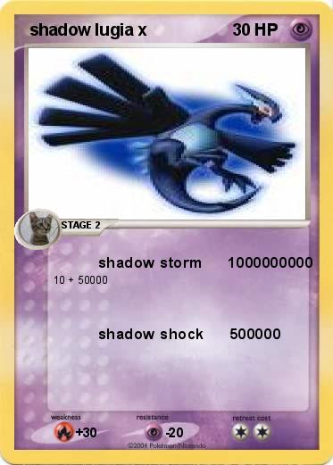 Pokemon  shadow lugia x