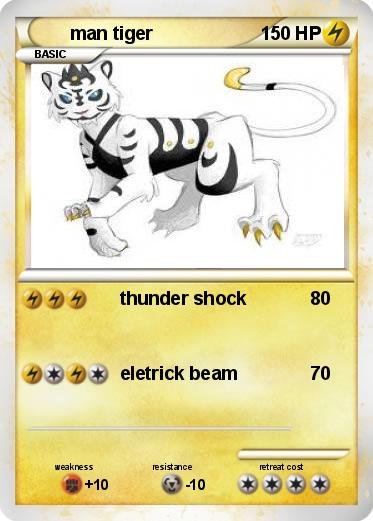 Pokemon man tiger