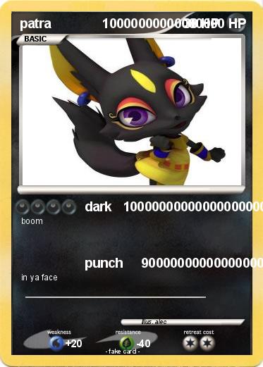 Pokemon patra              10000000000000000 HP