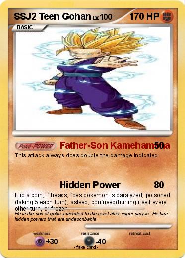 Pokemon SSJ2 Teen Gohan