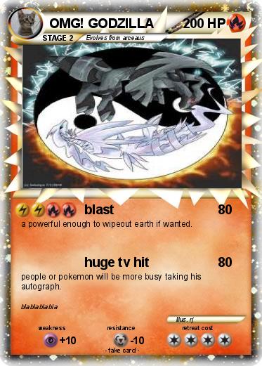Pokemon OMG! GODZILLA
