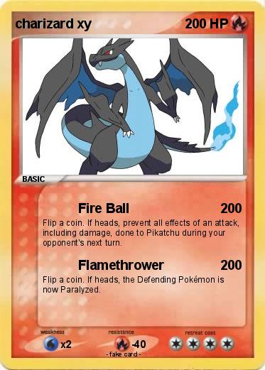 Pokemon charizard xy