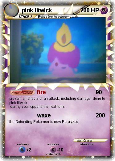 Pokemon pink litwick