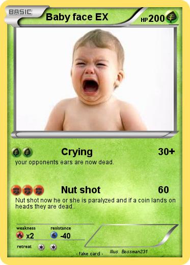 Pokemon Baby face EX