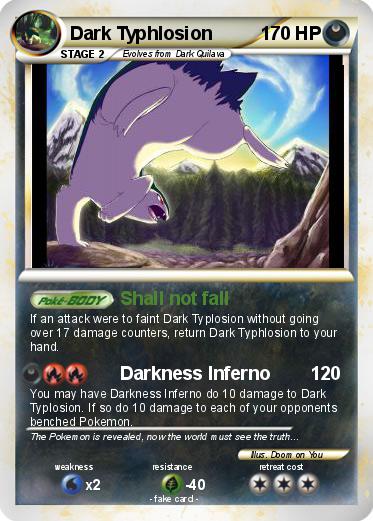 Pokemon Dark Typhlosion