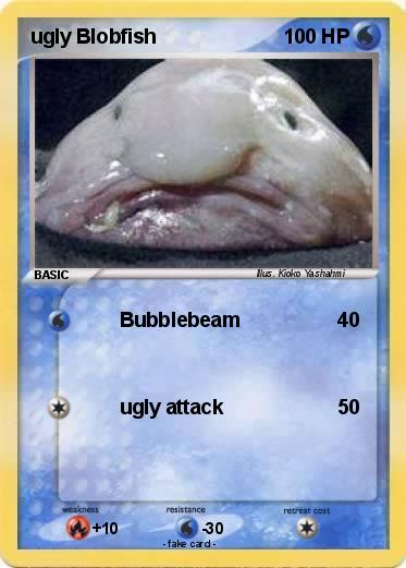 Pokemon ugly Blobfish