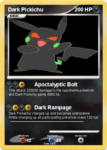 Pokemon Dark Pickichu