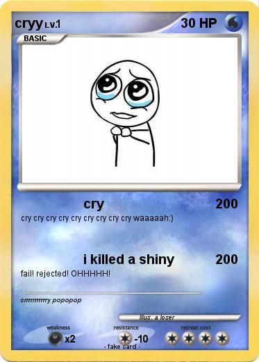 Pokemon cryy