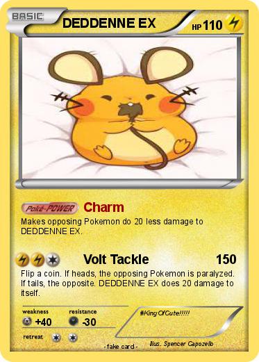 Pokemon DEDDENNE EX