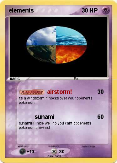 Pokemon elements