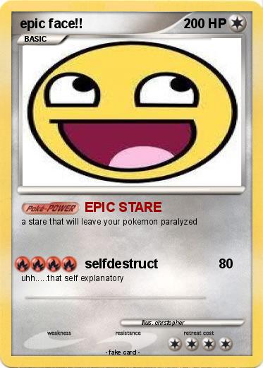 Pokemon epic face!!