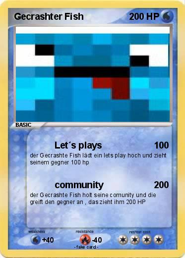 Pokemon Gecrashter Fish