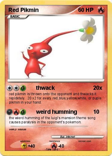 Pokemon Red Pikmin
