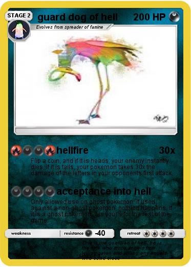 Pokemon guard dog of hell