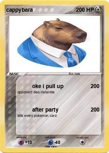 Pokemon cappybara