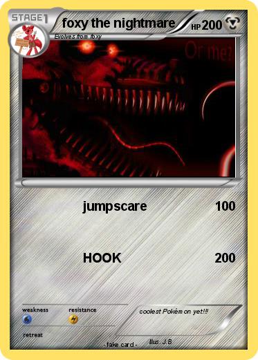 Pokemon foxy the nightmare
