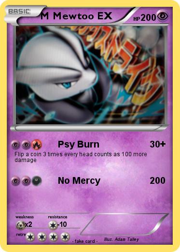 Pokemon M Mewtoo EX