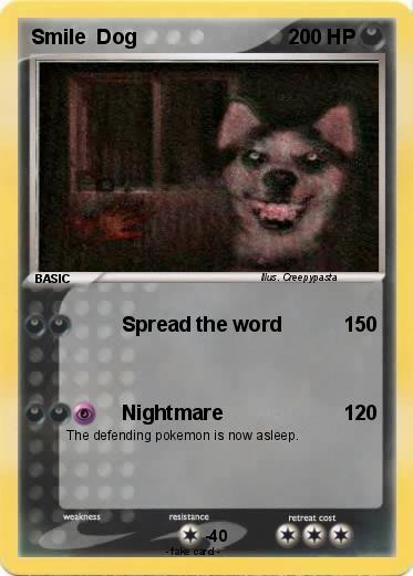Pokemon Smile  Dog