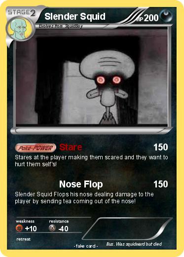 Pokemon Slender Squid