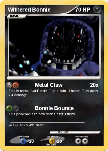 Pokemon Withered Bonnie